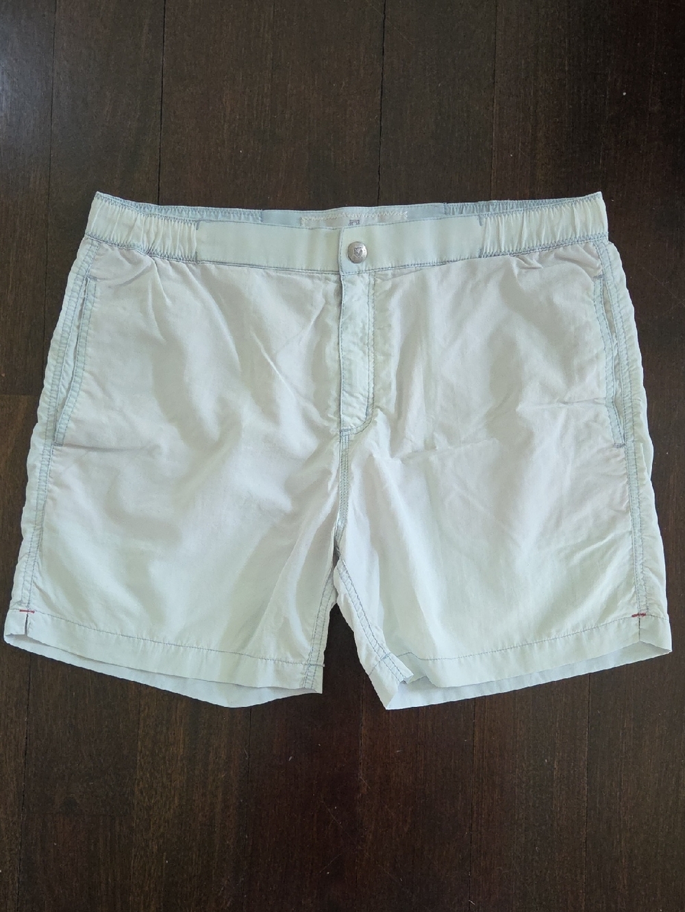 MEN'S VENROY LIGHT BLUE BATHING SUIT BOARD SHORTS SIZE LARGE 34-36 $150
